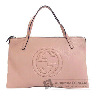 Gucci Soho Shoulder Bag pink leather